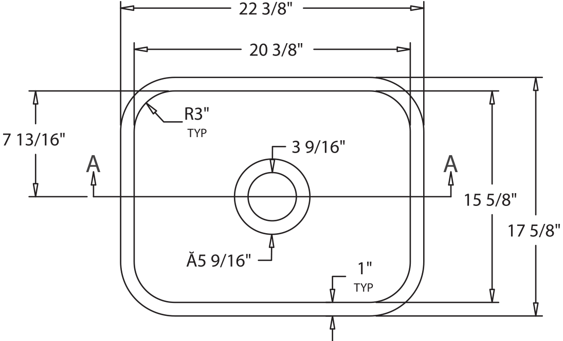 Solid Surface Large Single Bowl Sink LivingStone Surfaces